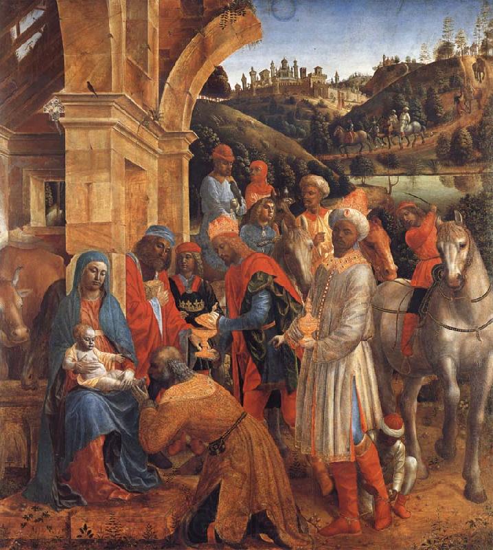 Vincenzo Foppa The Adoration of the Kings France oil painting art